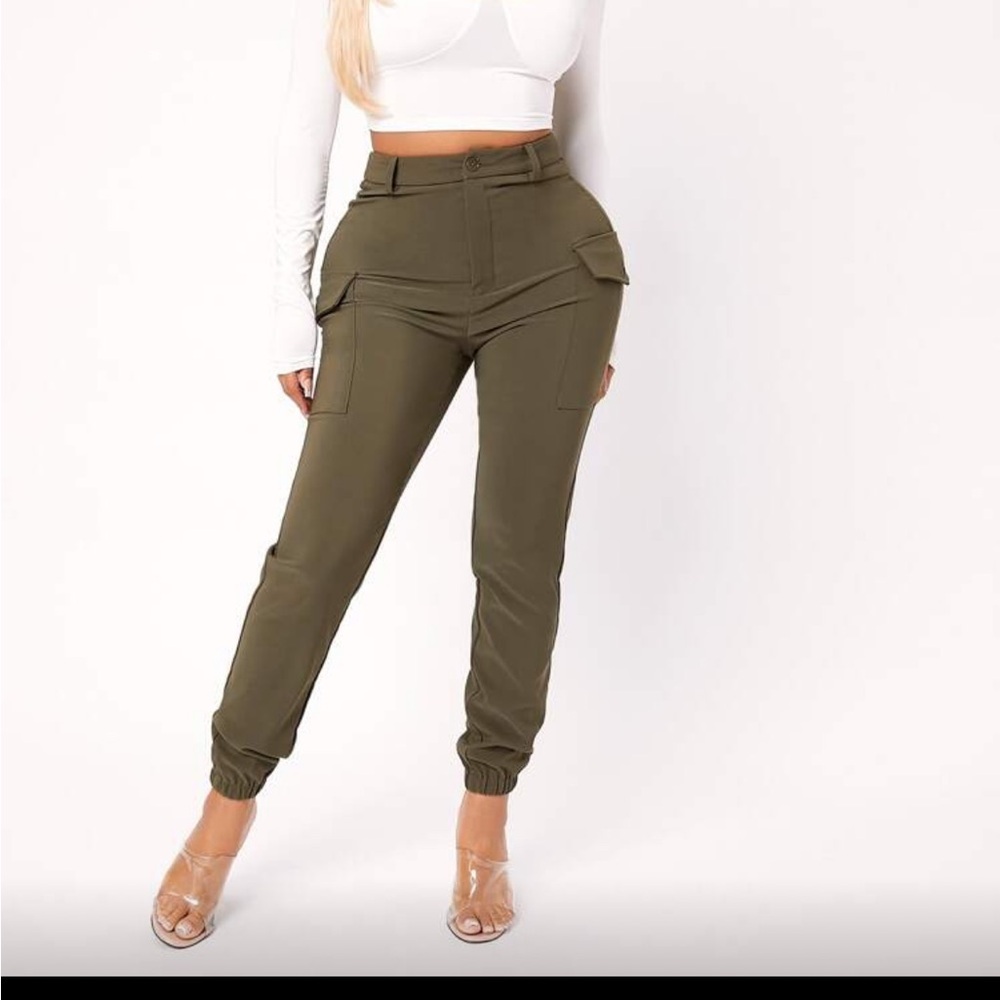 Olive Cargo Pants